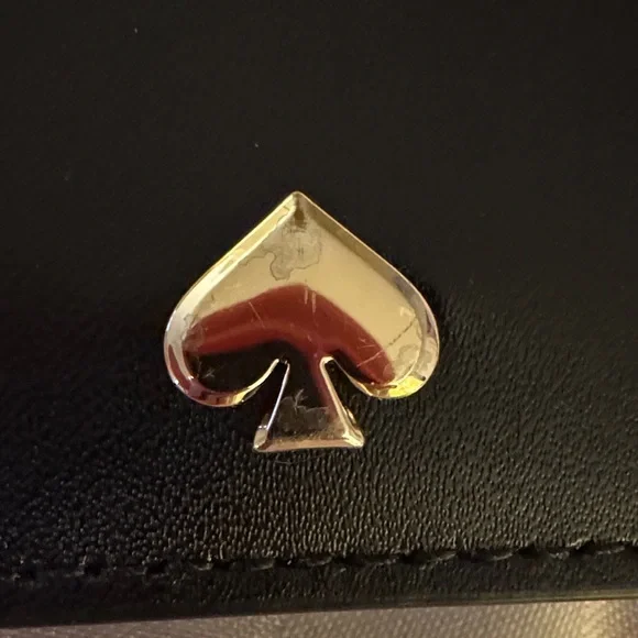 Kate Spade Black Leather Keychain Wallet cardholder - Picture 5 of 11